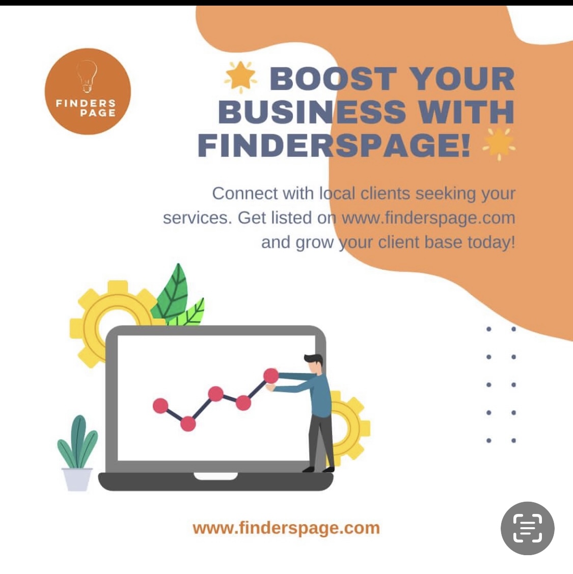 Create your business page! Business page is now up and running!